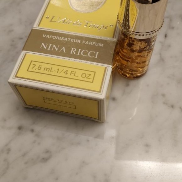 Nina Ricci "L'AIR DU TEMPS" Parfum 7.5 ml VINTAGE DISCONTINUED - Picture 2 of 4